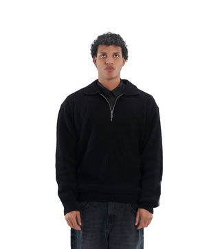 Knitted Quarter Zipper