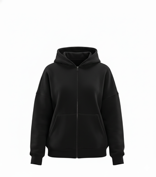 Zip up hooded jacket
