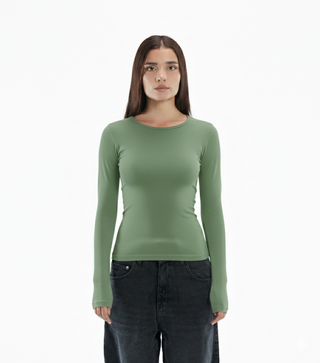 Cotton core longsleeve Top