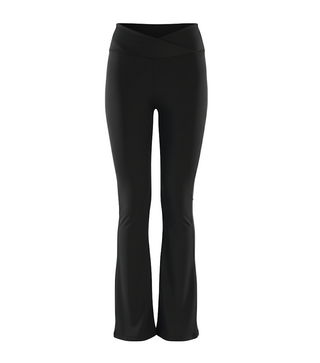 Cross Waist Flared Yoga Pants